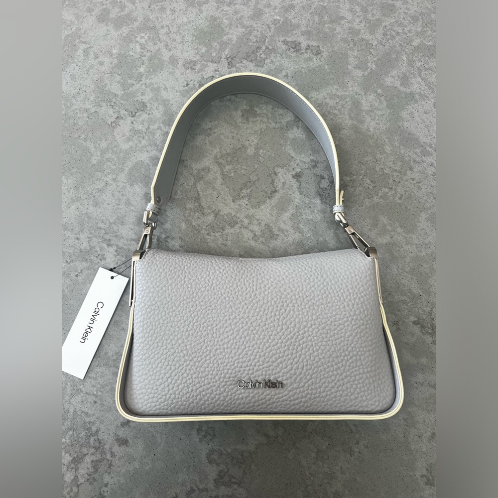Calvin Klein Dove Grey Shoulder Bag !